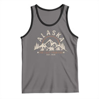 Alaska Tank Top Vintage Bear The Last Frontier Souvenir - Wonder Print Shop