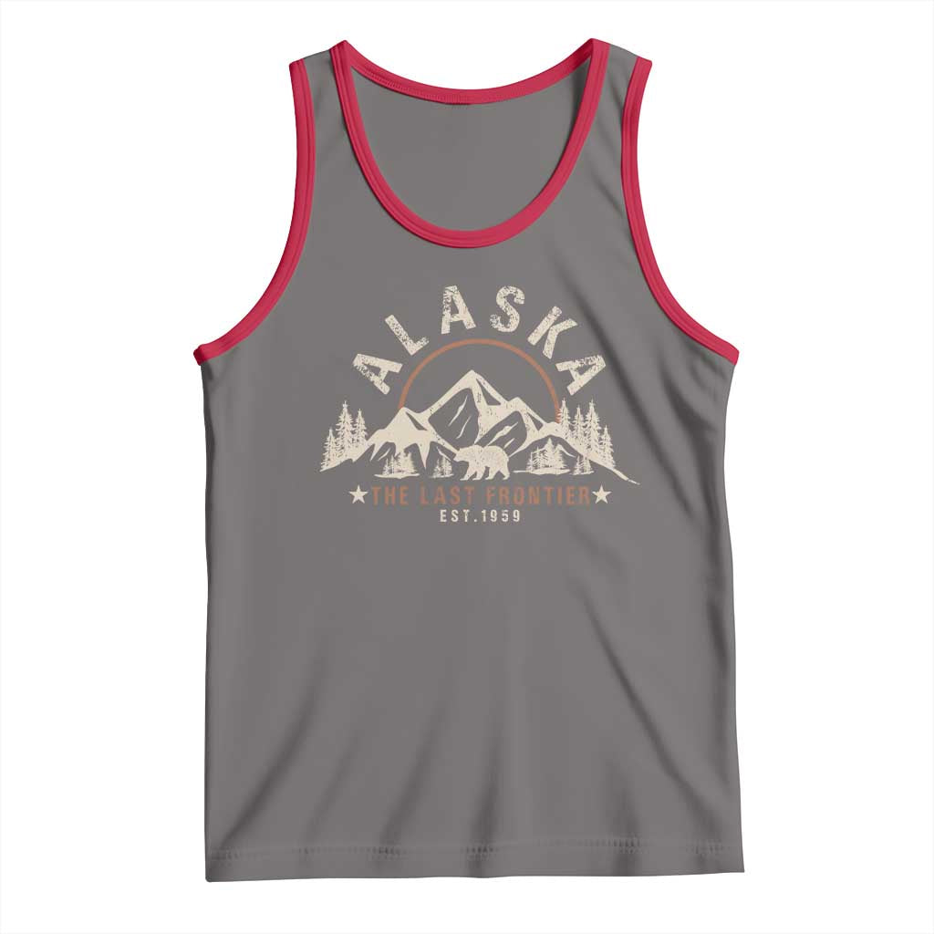 Alaska Tank Top Vintage Bear The Last Frontier Souvenir - Wonder Print Shop