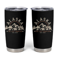 Alaska Tumbler Cup Vintage Bear The Last Frontier Souvenir - Wonder Print Shop