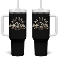 Alaska Tumbler With Handle Vintage Bear The Last Frontier Souvenir - Wonder Print Shop