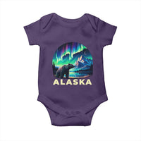 Bear Alaska Baby Onesie Alaskan Night Sky Northern Lights Aurora - Wonder Print Shop