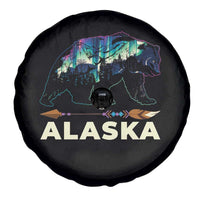 Alaska Spare Tire Cover Alaskan Night Sky Northern Lights Aurora Bear - Wonder Print Shop