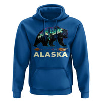 Alaska Hoodie Alaskan Night Sky Northern Lights Aurora Bear - Wonder Print Shop