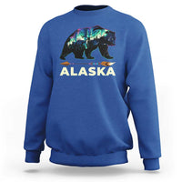 Alaska Sweatshirt Alaskan Night Sky Northern Lights Aurora Bear - Wonder Print Shop