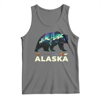 Alaska Tank Top Alaskan Night Sky Northern Lights Aurora Bear - Wonder Print Shop