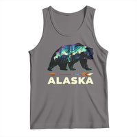 Alaska Tank Top Alaskan Night Sky Northern Lights Aurora Bear - Wonder Print Shop