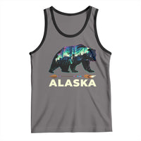 Alaska Tank Top Alaskan Night Sky Northern Lights Aurora Bear - Wonder Print Shop