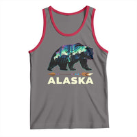 Alaska Tank Top Alaskan Night Sky Northern Lights Aurora Bear - Wonder Print Shop
