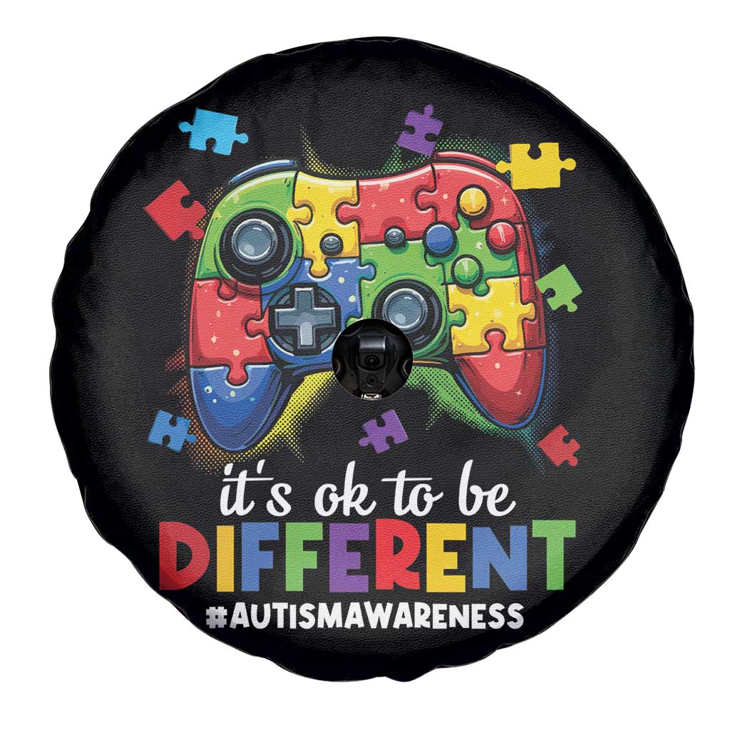 Video Game Autism Awareness Spare Tire Cover It's Ok To Be Different Kids
