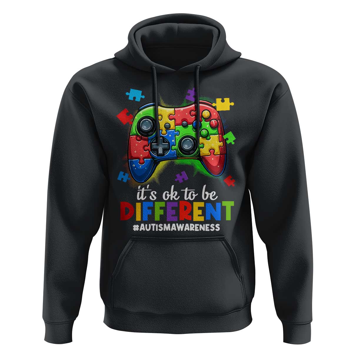 Video Game Autism Awareness Hoodie It's Ok To Be Different Kids