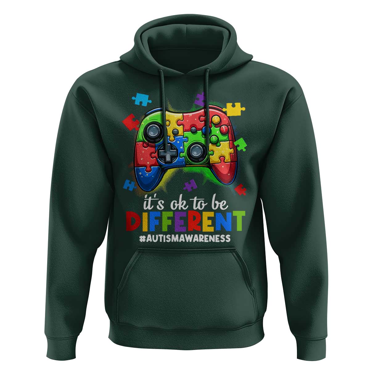 Video Game Autism Awareness Hoodie It's Ok To Be Different Kids