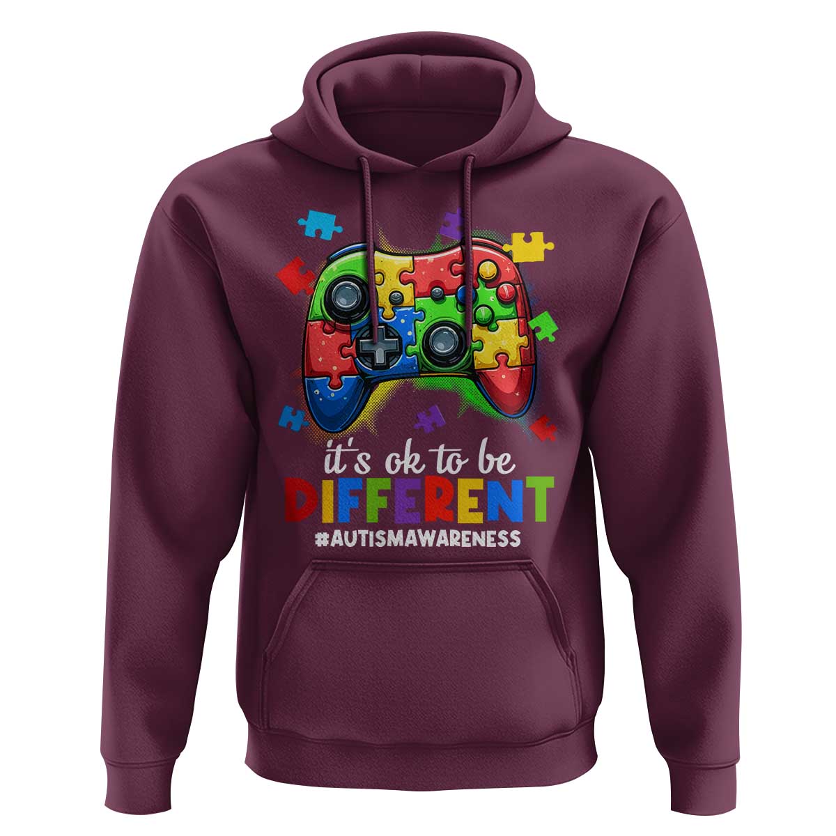 Video Game Autism Awareness Hoodie It's Ok To Be Different Kids