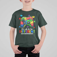 Video Game Autism Awareness T Shirt For Kid It's Ok To Be Different Kids