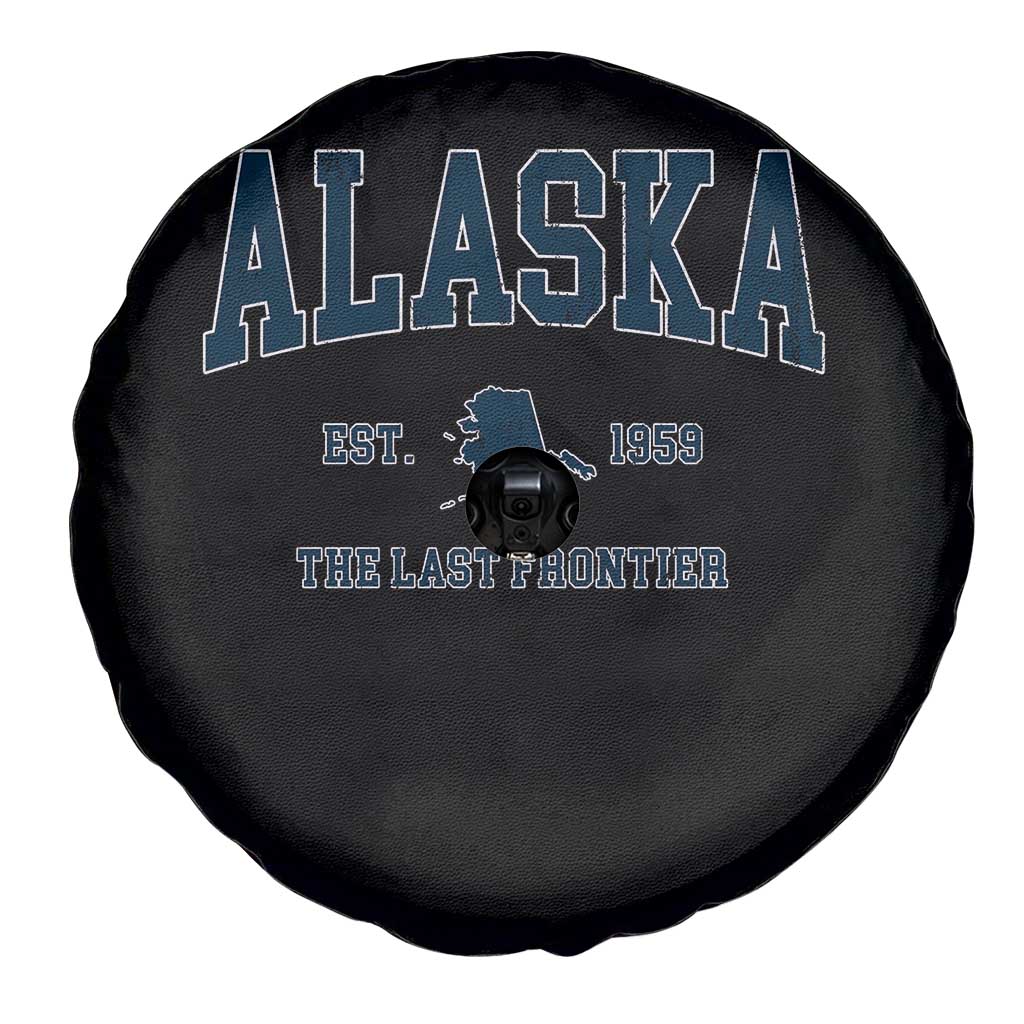 Alaska Spare Tire Cover Vintage Sports Design The Last Frontier Souvenirs - Wonder Print Shop