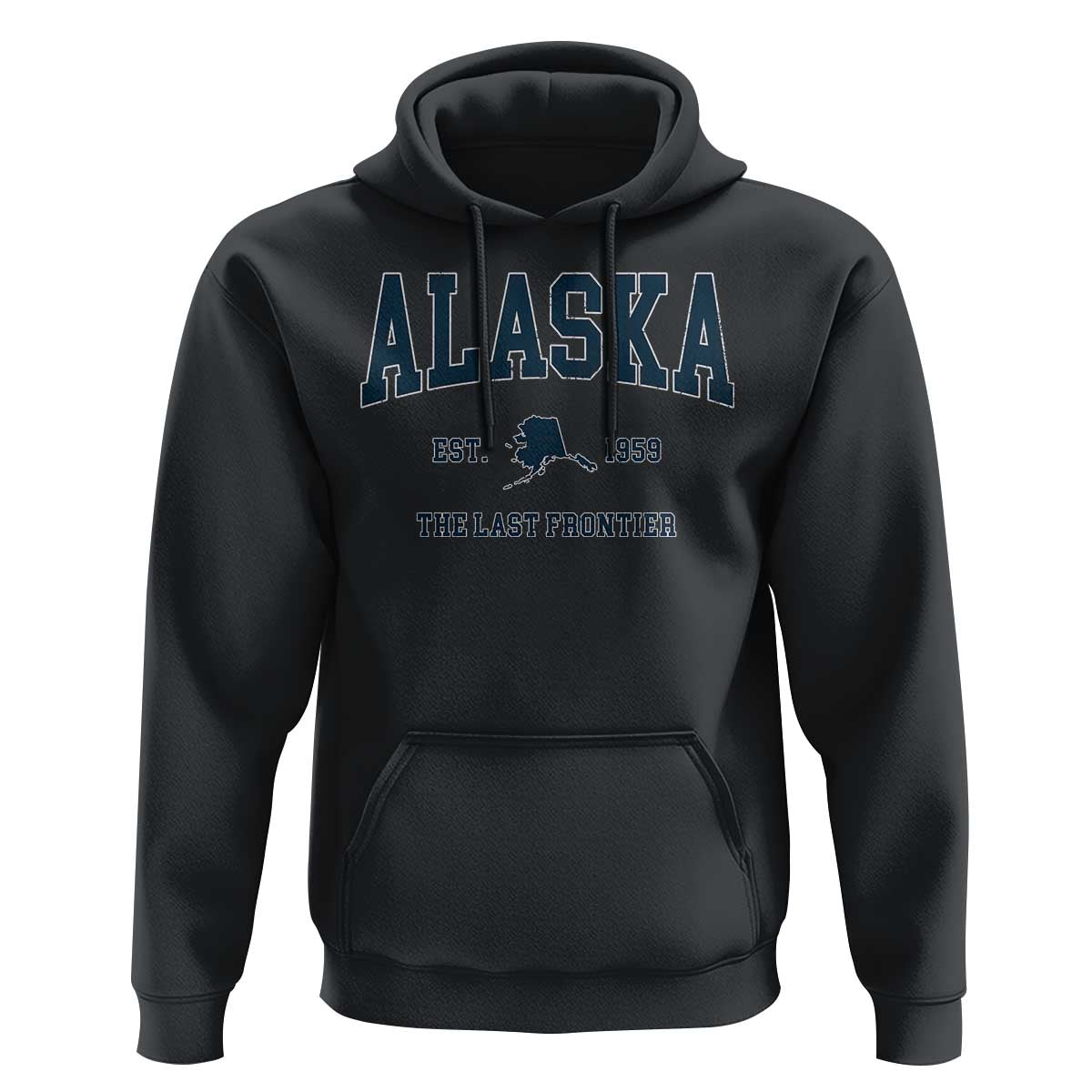 Alaska Hoodie Vintage Sports Design The Last Frontier Souvenirs - Wonder Print Shop