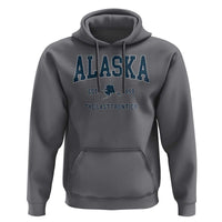 Alaska Hoodie Vintage Sports Design The Last Frontier Souvenirs - Wonder Print Shop