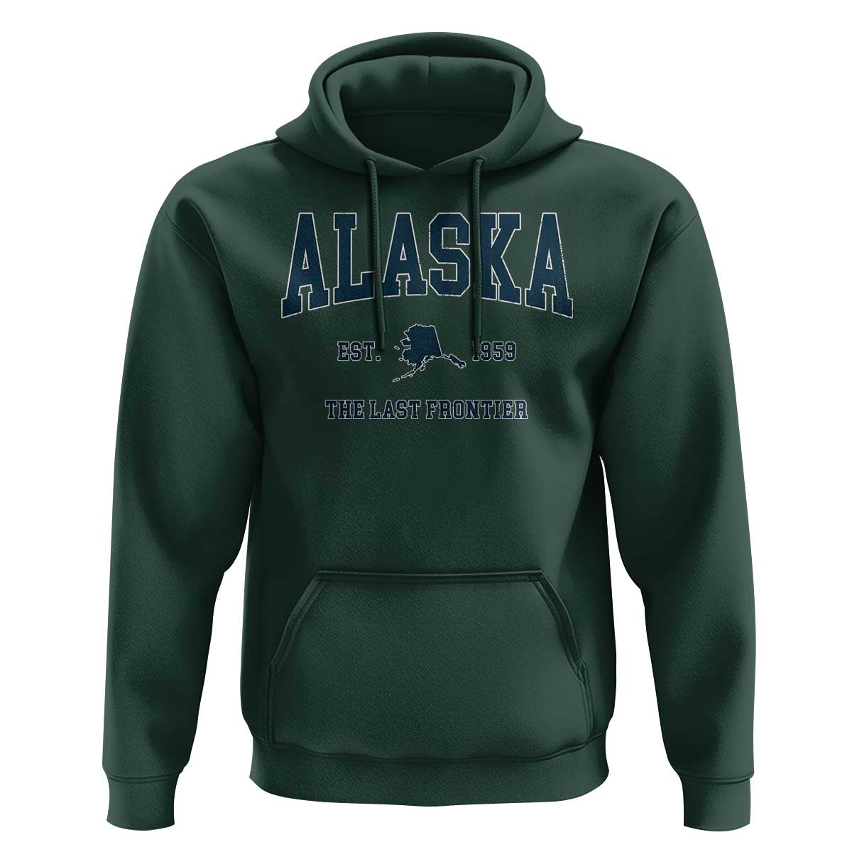 Alaska Hoodie Vintage Sports Design The Last Frontier Souvenirs - Wonder Print Shop