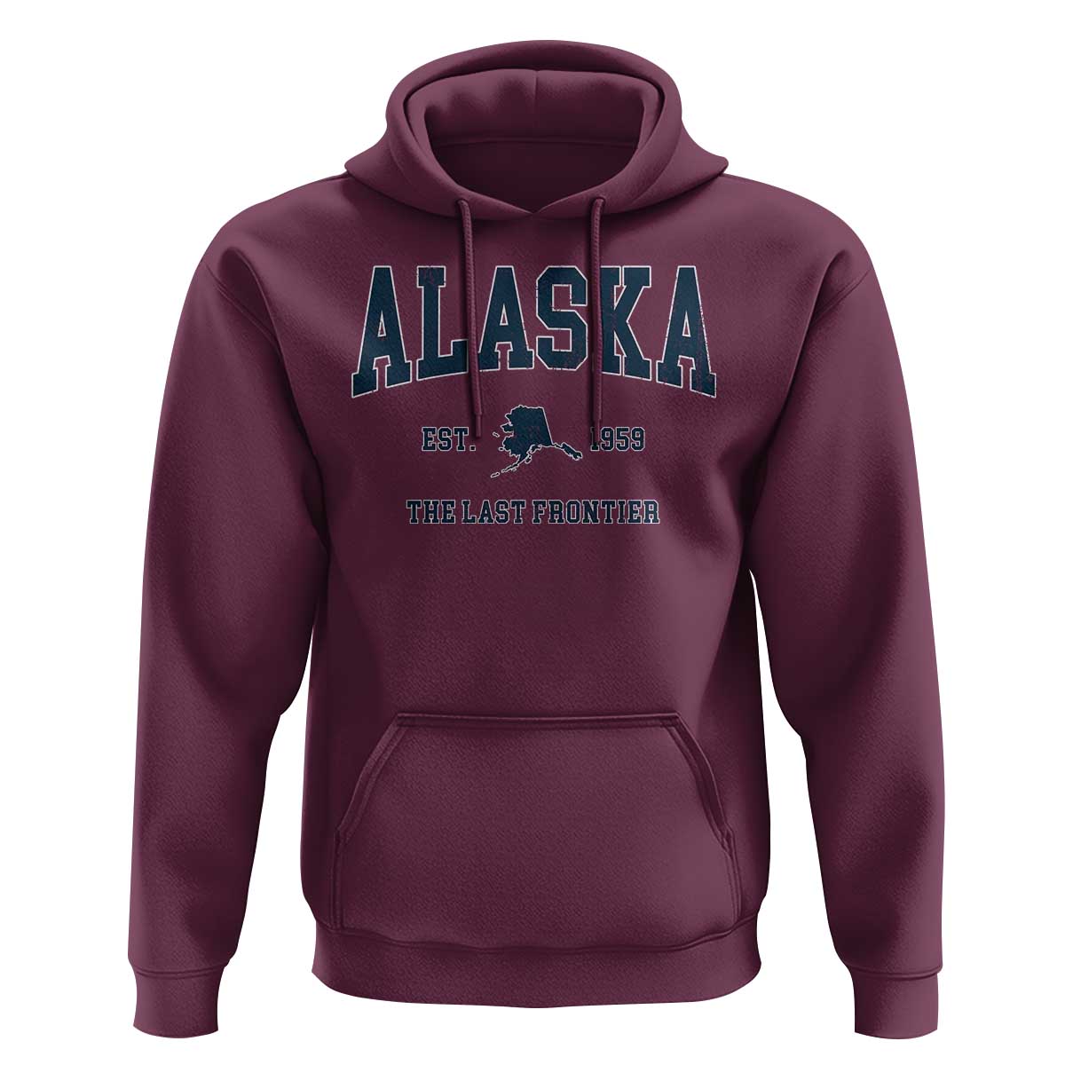 Alaska Hoodie Vintage Sports Design The Last Frontier Souvenirs - Wonder Print Shop