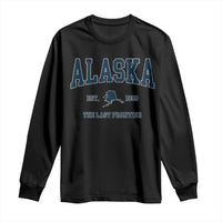 Alaska Long Sleeve Shirt Vintage Sports Design The Last Frontier Souvenirs - Wonder Print Shop