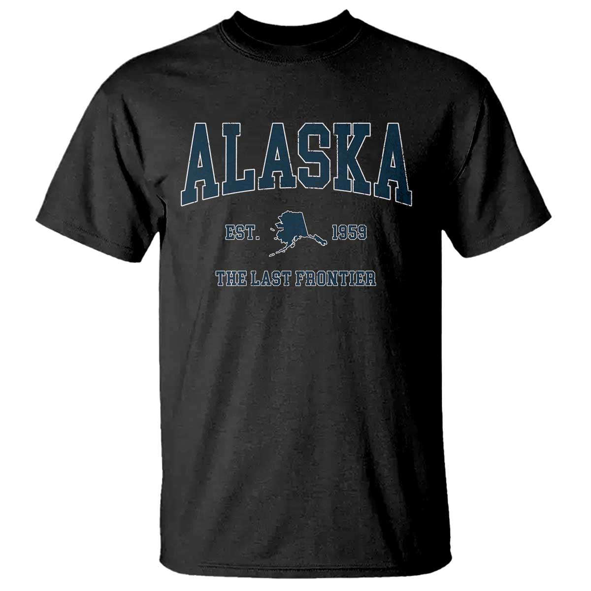 Alaska T Shirt Vintage Sports Design The Last Frontier Souvenirs - Wonder Print Shop