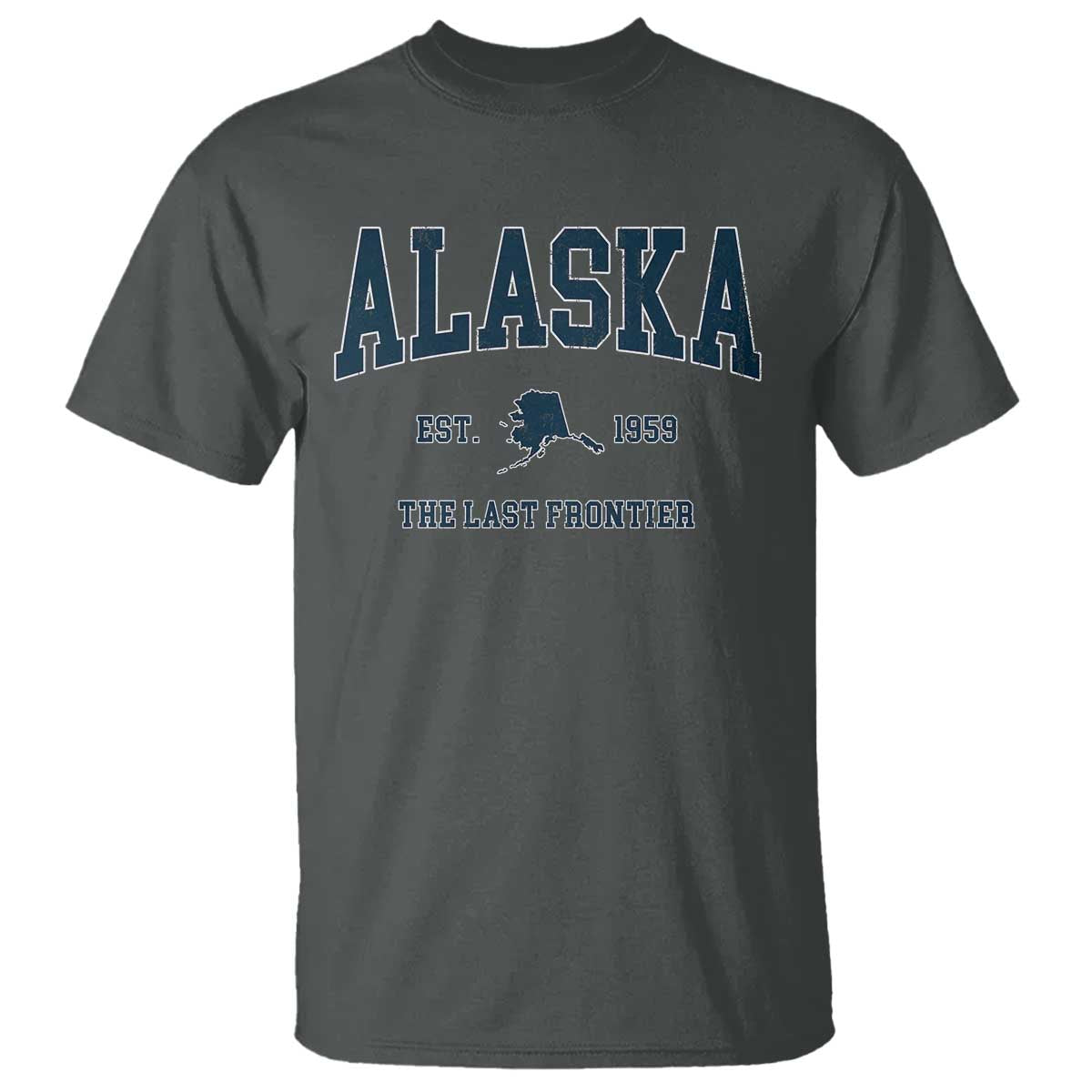 Alaska T Shirt Vintage Sports Design The Last Frontier Souvenirs - Wonder Print Shop