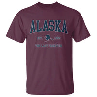 Alaska T Shirt Vintage Sports Design The Last Frontier Souvenirs - Wonder Print Shop