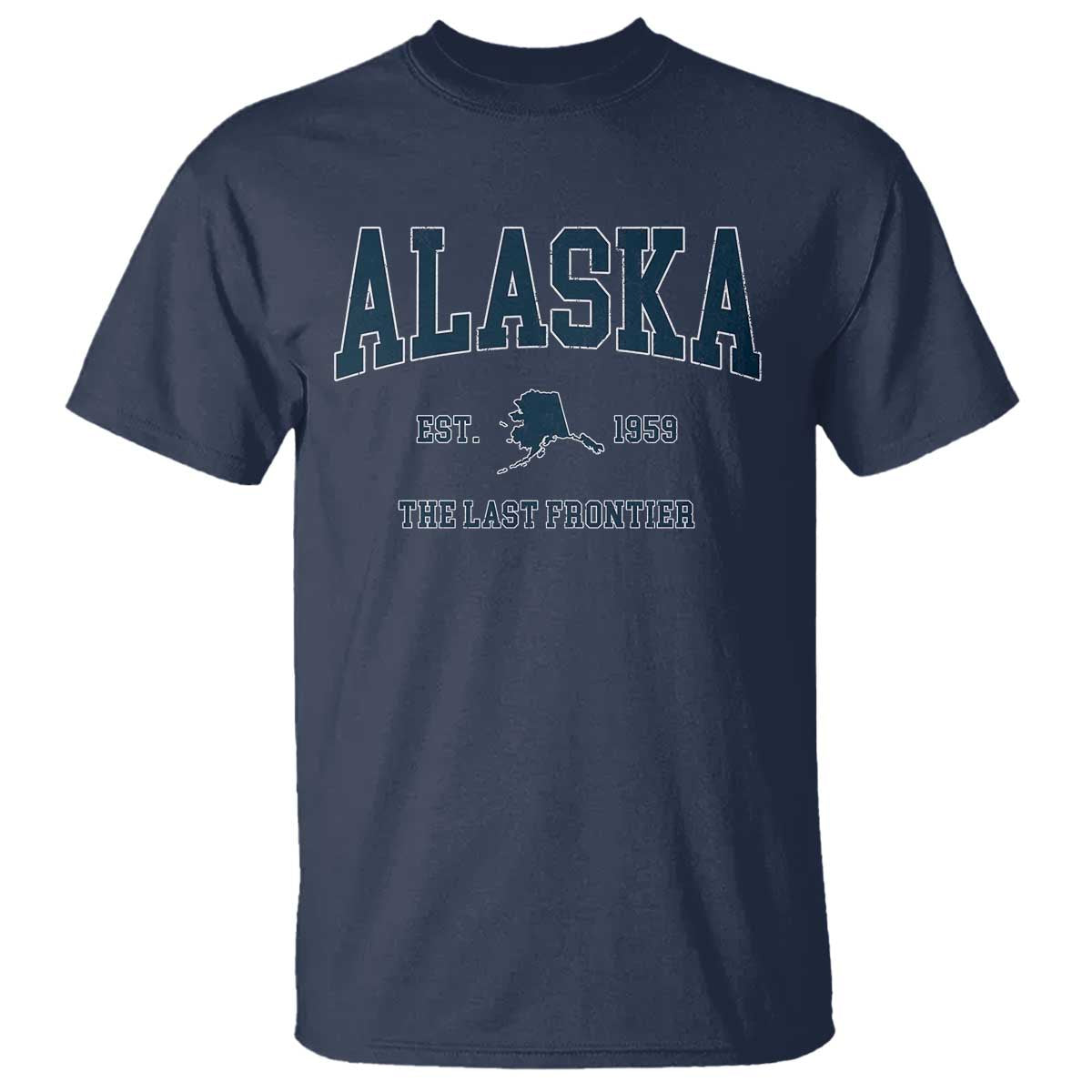 Alaska T Shirt Vintage Sports Design The Last Frontier Souvenirs - Wonder Print Shop