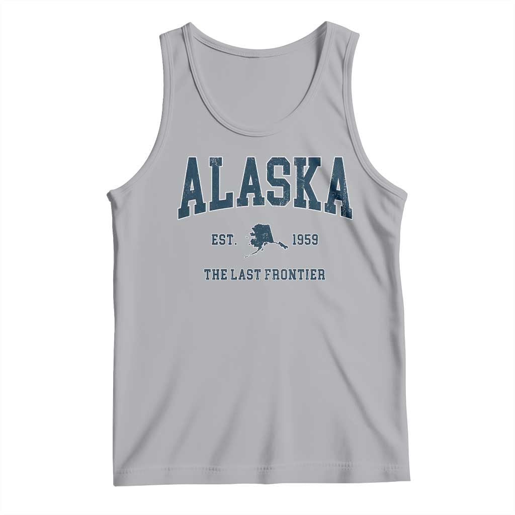 Alaska Tank Top Vintage Sports Design The Last Frontier Souvenirs - Wonder Print Shop