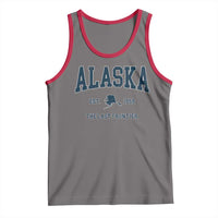 Alaska Tank Top Vintage Sports Design The Last Frontier Souvenirs - Wonder Print Shop
