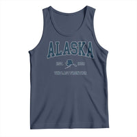 Alaska Tank Top Vintage Sports Design The Last Frontier Souvenirs - Wonder Print Shop