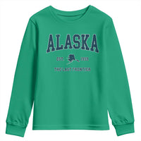 Alaska Youth Sweatshirt Vintage Sports Design The Last Frontier Souvenirs - Wonder Print Shop