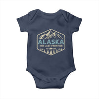 Vintage Alaska The Last Frontier Baby Onesie Retro Alaskan Bear Mountain Souvenir - Wonder Print Shop
