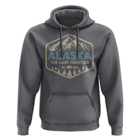 Vintage Alaska The Last Frontier Hoodie Retro Alaskan Bear Mountain Souvenir - Wonder Print Shop