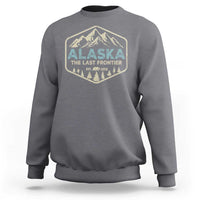 Vintage Alaska The Last Frontier Sweatshirt Retro Alaskan Bear Mountain Souvenir - Wonder Print Shop