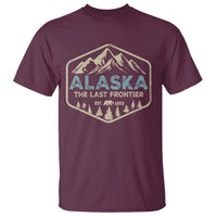 Vintage Alaska The Last Frontier T Shirt Retro Alaskan Bear Mountain Souvenir - Wonder Print Shop