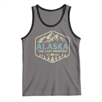 Vintage Alaska The Last Frontier Tank Top Retro Alaskan Bear Mountain Souvenir - Wonder Print Shop
