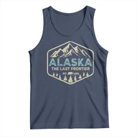 Vintage Alaska The Last Frontier Tank Top Retro Alaskan Bear Mountain Souvenir - Wonder Print Shop