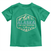 Vintage Alaska The Last Frontier Toddler T Shirt Retro Alaskan Bear Mountain Souvenir - Wonder Print Shop