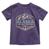 Vintage Alaska The Last Frontier Toddler T Shirt Retro Alaskan Bear Mountain Souvenir - Wonder Print Shop