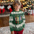 Retro 8647 Ugly Christmas Sweater Equal Rights Book Flower Feminist Women Rights - Wonder Print Shop