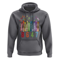 Retro 8647 Hoodie Equal Rights Book Flower Feminist Women Rights