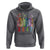 Retro 8647 Hoodie Equal Rights Book Flower Feminist Women Rights