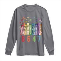 Retro 8647 Long Sleeve Shirt Equal Rights Book Flower Feminist Women Rights