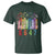 Retro 8647 T Shirt Equal Rights Book Flower Feminist Women Rights