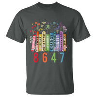 Retro 8647 T Shirt Equal Rights Book Flower Feminist Women Rights
