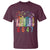 Retro 8647 T Shirt Equal Rights Book Flower Feminist Women Rights