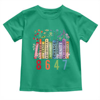 Retro 8647 Toddler T Shirt Equal Rights Book Flower Feminist Women Rights