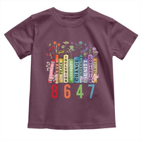 Retro 8647 Toddler T Shirt Equal Rights Book Flower Feminist Women Rights