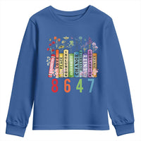 Retro 8647 Youth Sweatshirt Equal Rights Book Flower Feminist Women Rights