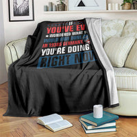 Anti Fascist Throw Blanket Political Activism Human Rights